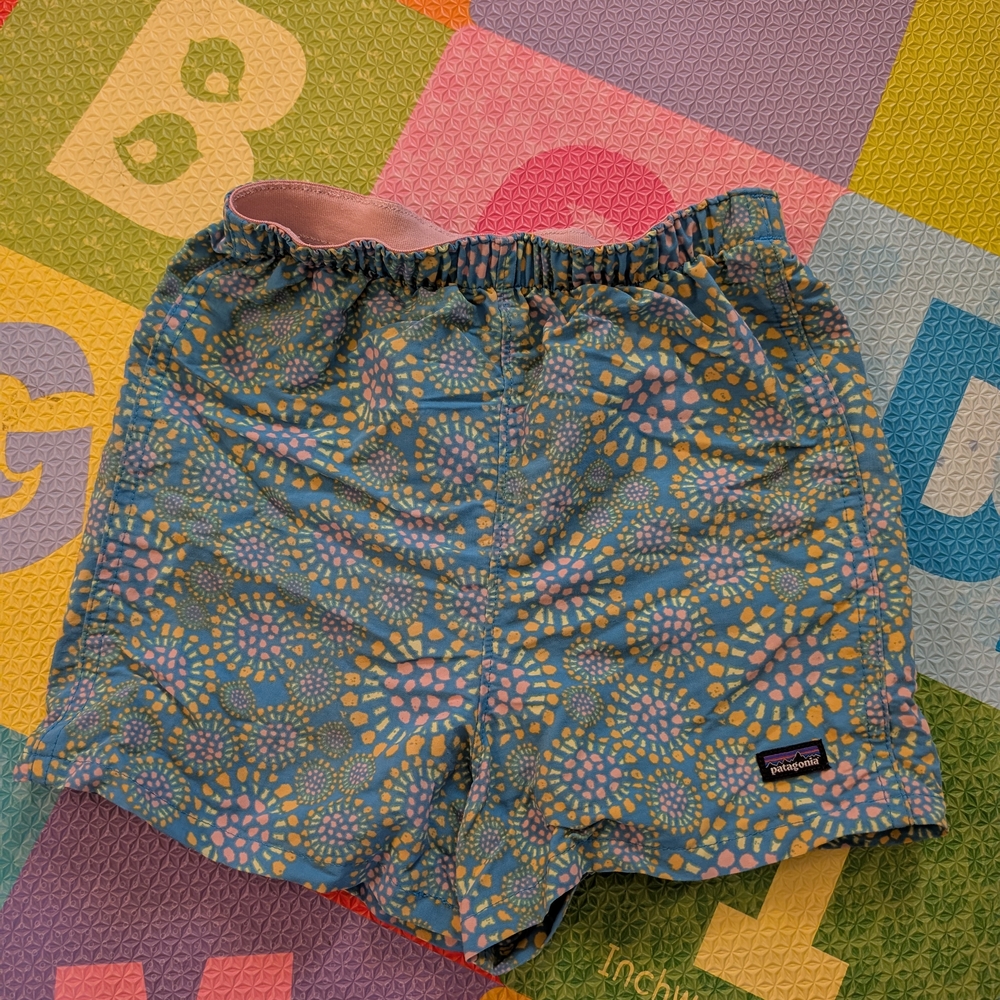 Patagonia Blue Patterned Shorts